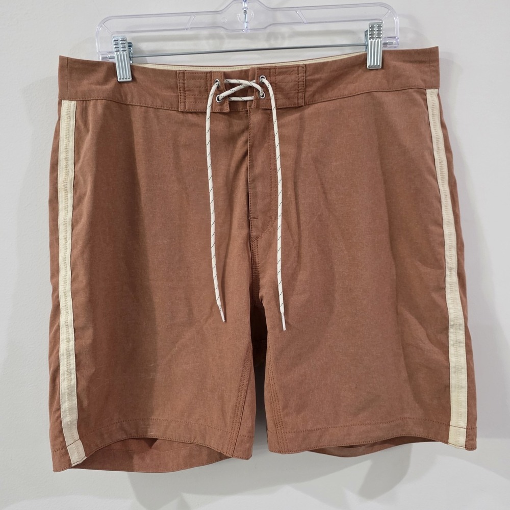 Wellen Mens Board Swim Shorts Size 33 Beach Tropical Surf Vacation